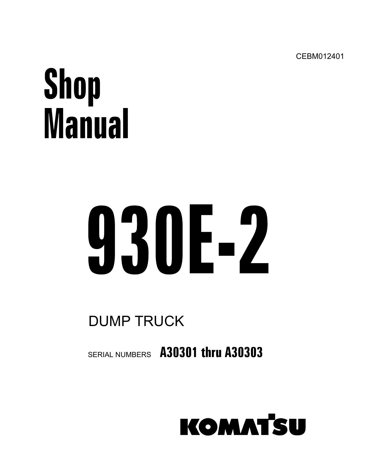 930E-2 Shop Manual (4)